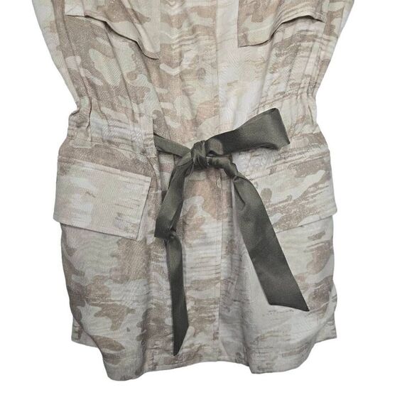 Go by GoSilk Silk Camo Print Zip Up Vest Size Medium - Picture 7 of 12